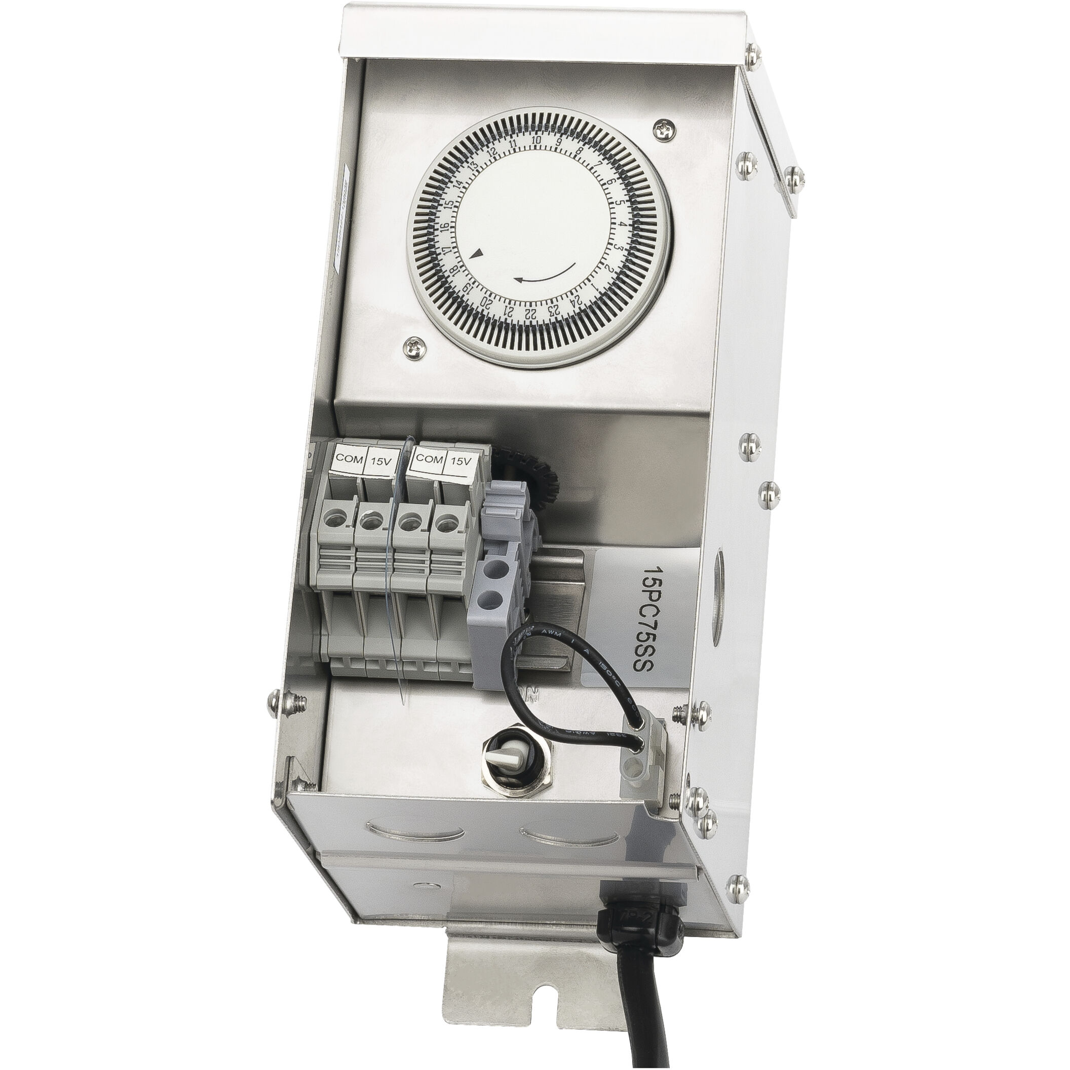 Pro Contractor Series 120 AC Stainless Steel Landscape 12V Transformer